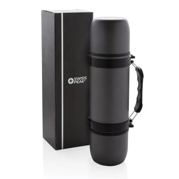 Swiss Peak termosica s dvije šalice, 700 ml - Swiss Peak Siva