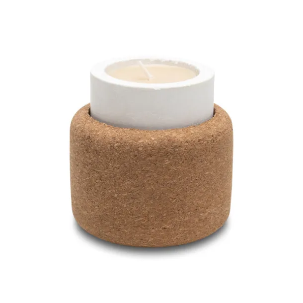 ECLAT two-sided candleholder Beige