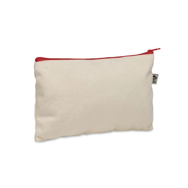 PESACARA Cosmetic bag cotton 340 gr/m² Red