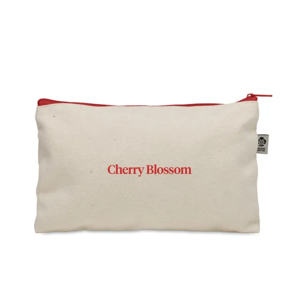 PESACARA Cosmetic bag cotton 340 gr/m² Red