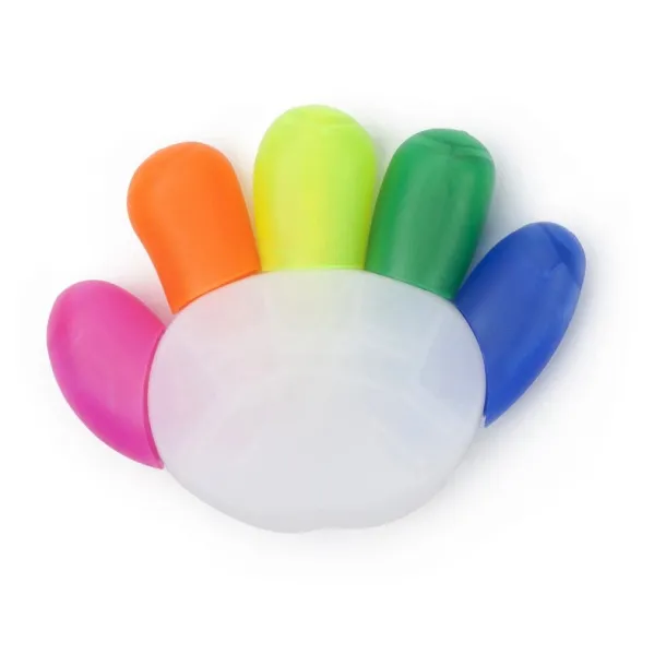  Highlighter "hand" multicolour