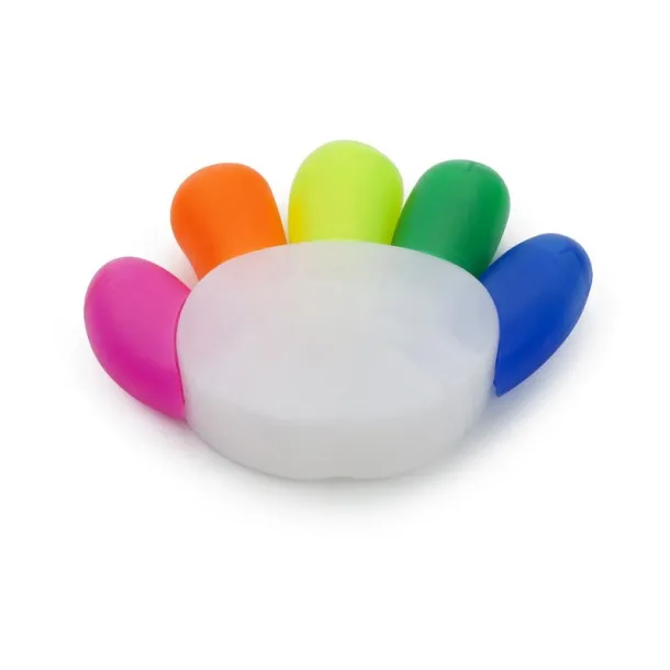  Highlighter "hand" multicolour