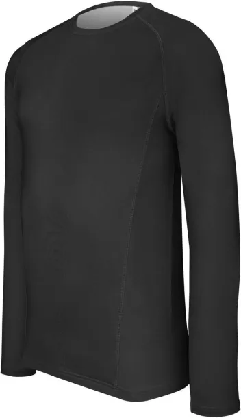  ADULTS' LONG-SLEEVED BASE LAYER SPORTS T-SHIRT - Proact Black