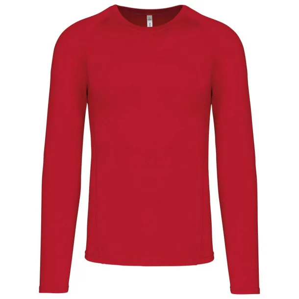  ADULTS' LONG-SLEEVED BASE LAYER SPORTS T-SHIRT - Proact Sporty Red