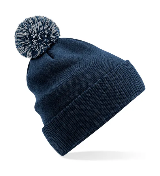  Recycled Snowstar® Beanie - Beechfield French Navy Light Grey