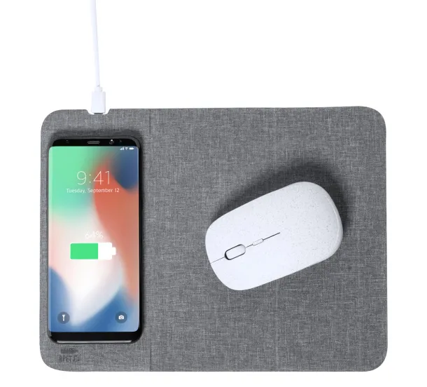 Chapati wireless charger mouse pad Grey