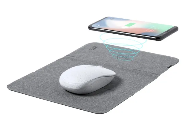 Chapati wireless charger mouse pad Grey