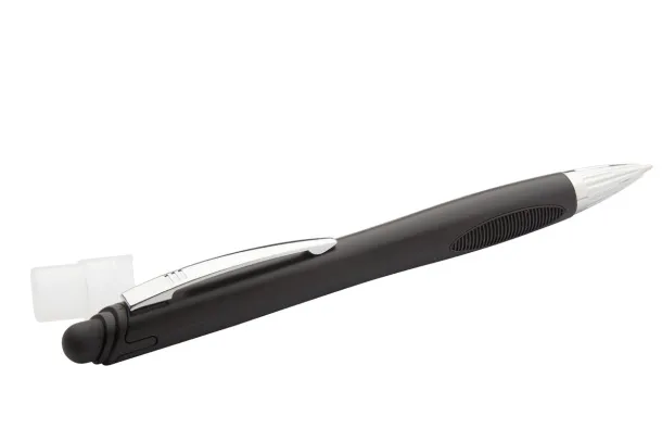 Glowy touch ballpoint pen Black