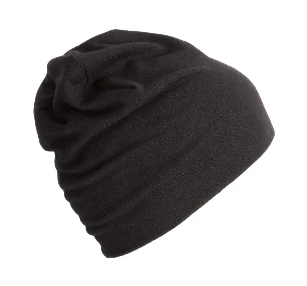  KNITTED BEANIE - K-UP Black