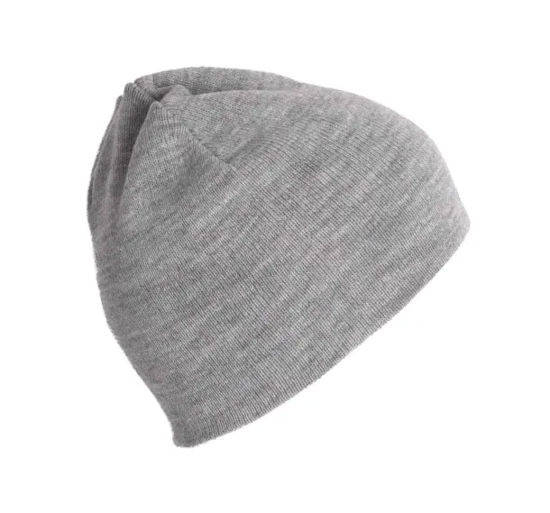  KNITTED BEANIE - K-UP Alloy Grey Heather