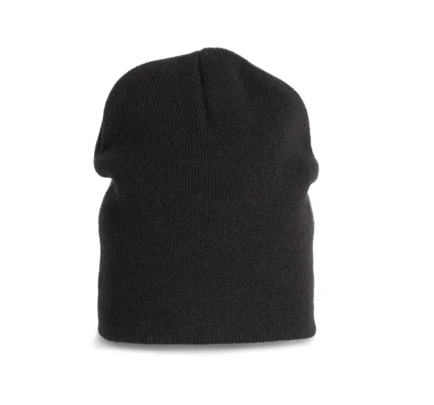  KNITTED BEANIE - K-UP Black