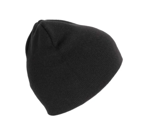  KNITTED BEANIE - K-UP Black