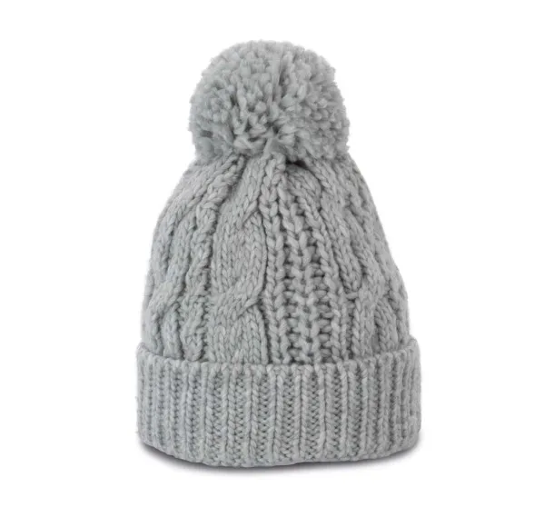  KNITTED BEANIE - K-UP Alloy Grey Heather