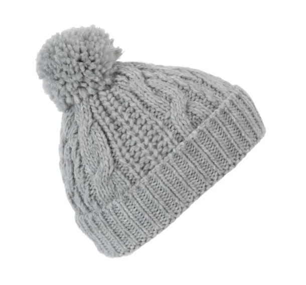  KNITTED BEANIE - K-UP Alloy Grey Heather