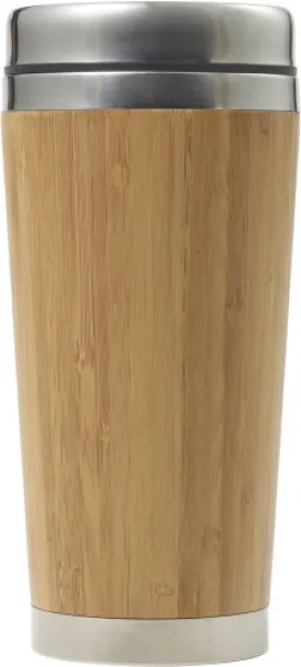  Bamboo and stainless steel travel cup Sabine