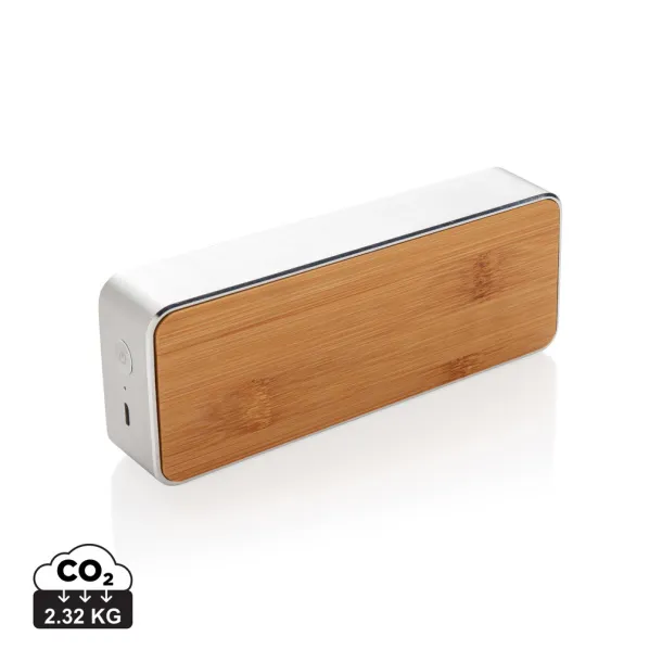  Nevada Bamboo 3W wireless speaker - XD Xclusive Grey Black