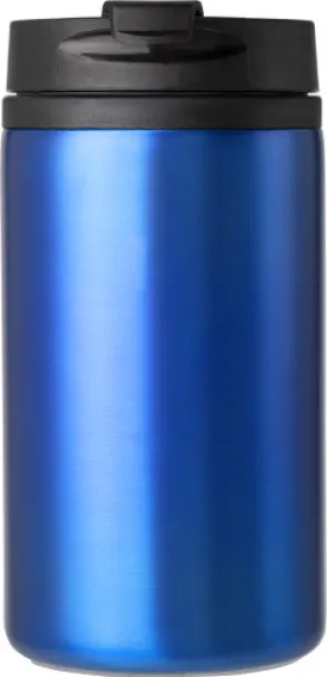  Stainless steel double walled cup Gisela cobalt blue