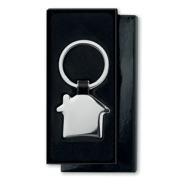 HOUSY House shaped key ring Black