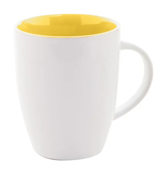 Maia mug Yellow White