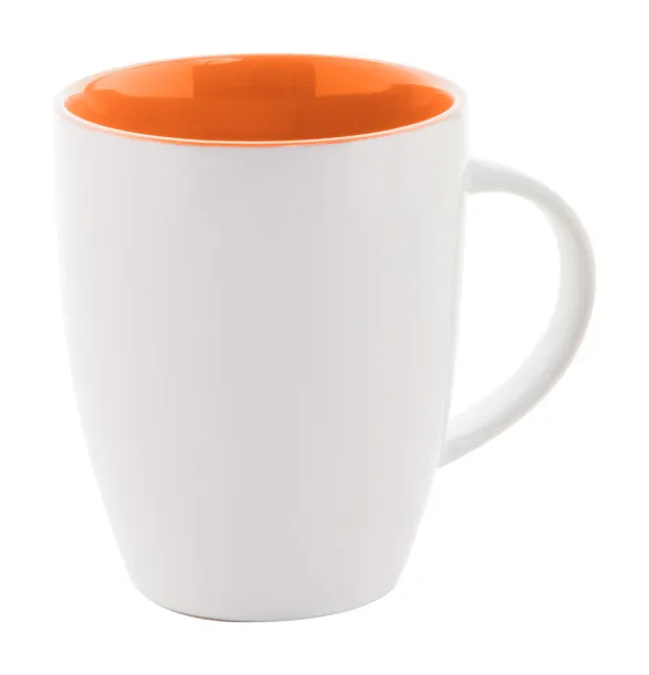 Maia šalica, 300 ml Narančasta Bijela
