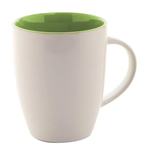 Maia mug Lime green White