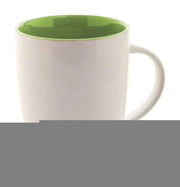 Maia šalica, 300 ml Limeta zelena Bijela