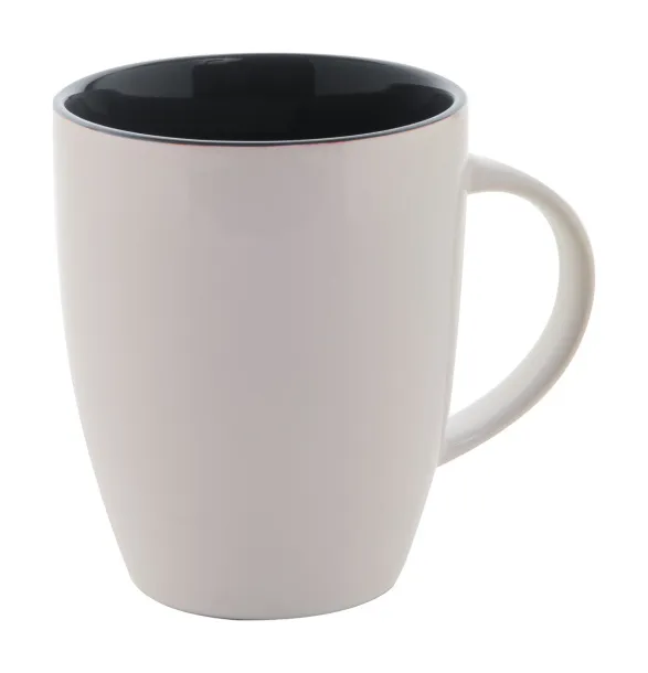 Maia šalica, 300 ml Crna Bijela