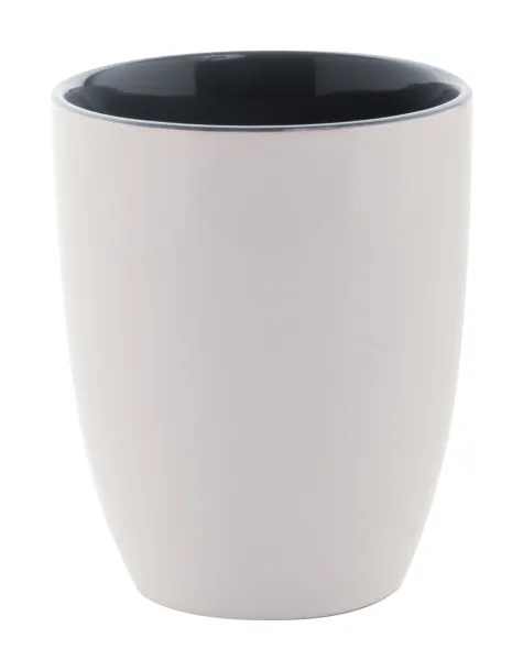 Maia šalica, 300 ml Crna Bijela