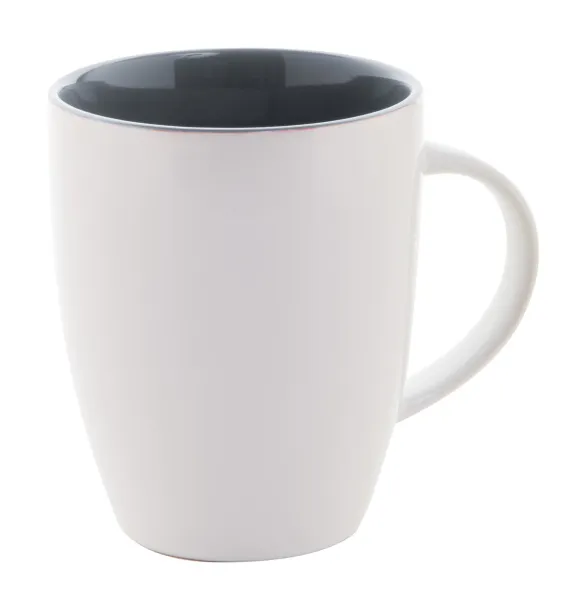 Maia mug Dark grey White