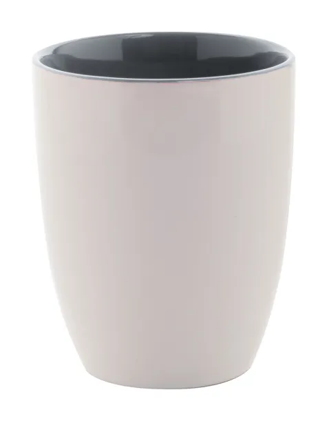 Maia šalica, 300 ml Tamno siva Bijela