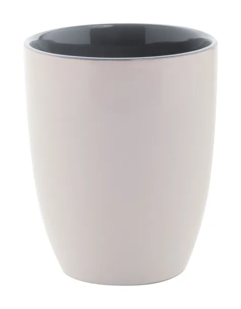 Maia mug Dark grey White