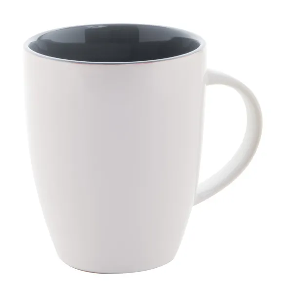 Maia šalica, 300 ml Tamno siva Bijela