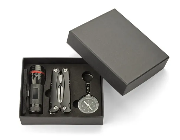 TRAVELER Višenamjenski putni set BLACK