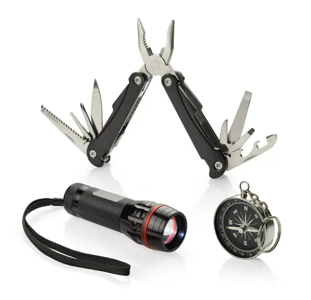 TRAVELER Višenamjenski putni set BLACK