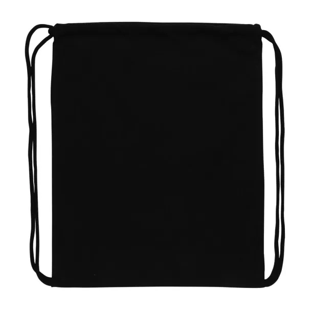  Impact AWARE™ Recycled cotton drawstring backpack 145gr - XD Collection Black 