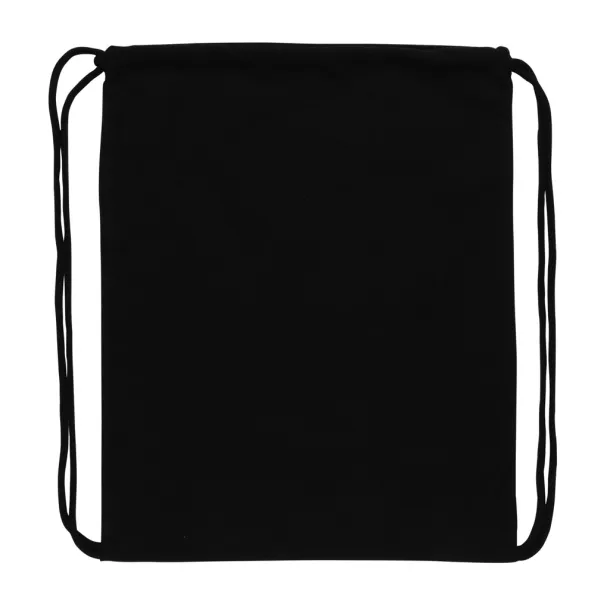  Impact AWARE™ Recycled cotton drawstring backpack 145gr - XD Collection Black 