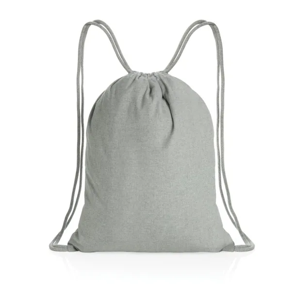  Impact AWARE™ Recycled cotton drawstring backpack 145gr - XD Collection Grey 