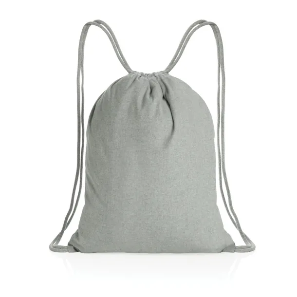  Impact AWARE™ Recycled cotton drawstring backpack 145gr - XD Collection Grey 