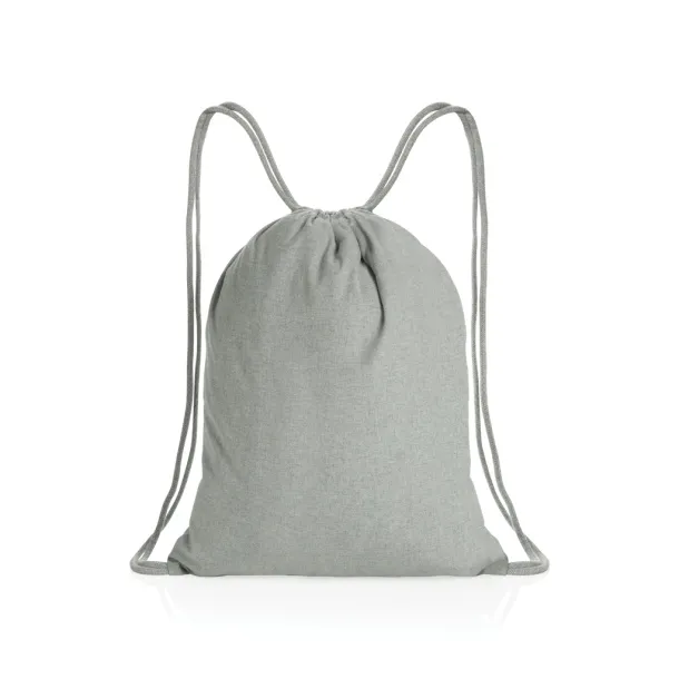  Impact AWARE™ Recycled cotton drawstring backpack 145gr - XD Collection Grey 