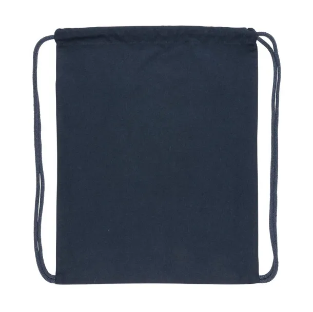  Impact AWARE™ Recycled cotton drawstring backpack 145gr - XD Collection Navy Blue 