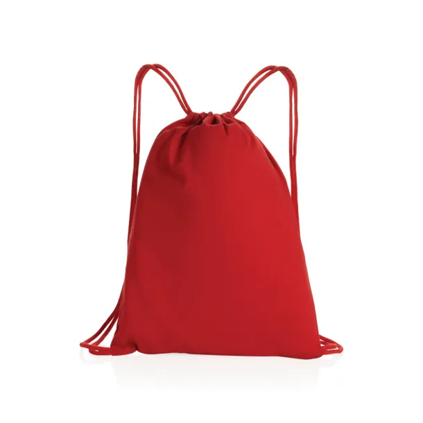  Impact AWARE™ Recycled cotton drawstring backpack 145gr - XD Collection Red 