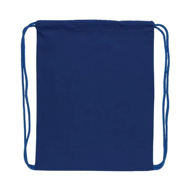  Impact AWARE™ Recycled cotton drawstring backpack 145gr - XD Collection blue 