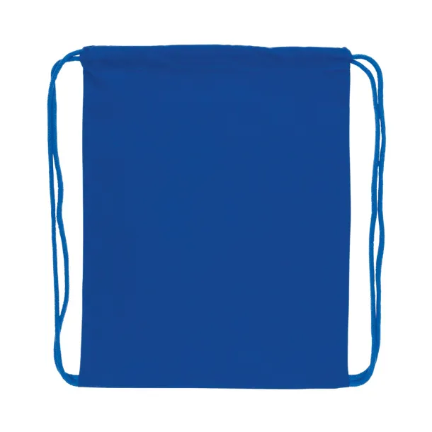  Impact AWARE™ Recycled cotton drawstring backpack 145gr - XD Collection blue 