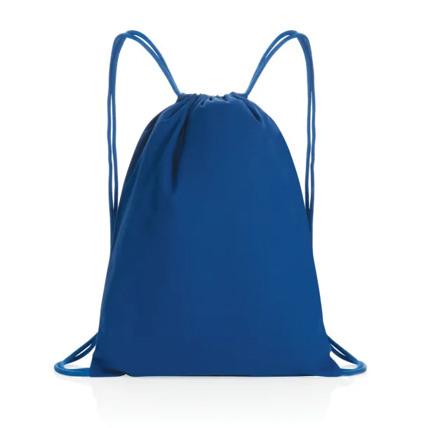  Impact AWARE™ Recycled cotton drawstring backpack 145gr - XD Collection blue 