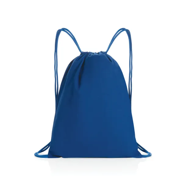  Impact AWARE™ Recycled cotton drawstring backpack 145gr - XD Collection blue 