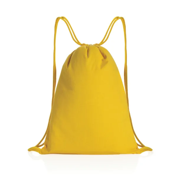  Impact AWARE™ Recycled cotton drawstring backpack 145gr - XD Collection Yellow 