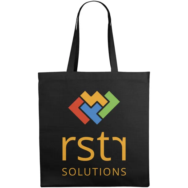 Odessa 220 g/m² cotton tote bag Crna