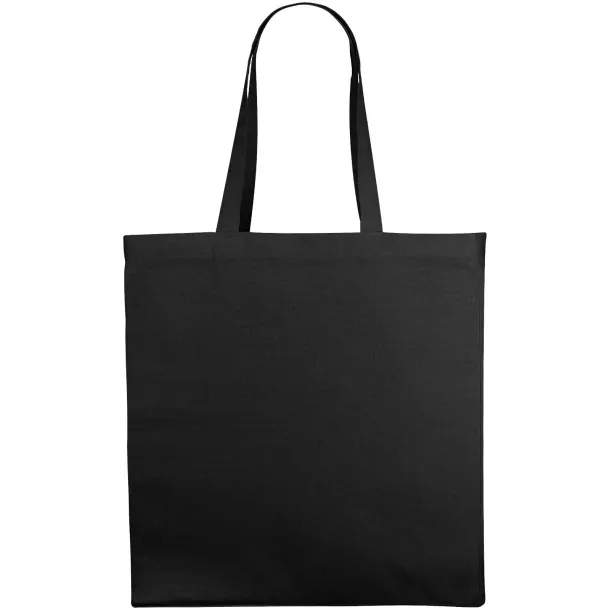 Odessa 220 g/m² cotton tote bag - Unbranded Solid black