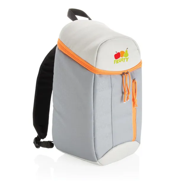  Hiking cooler backpack 10L - XD Collection Grey Orange