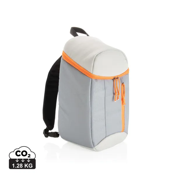  Hiking cooler backpack 10L - XD Collection Grey Orange